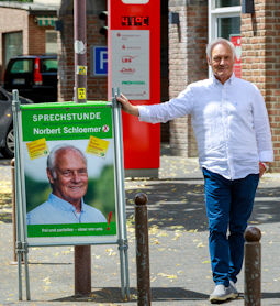 Norbert Schloemer, ihr parteiloser Kanidat